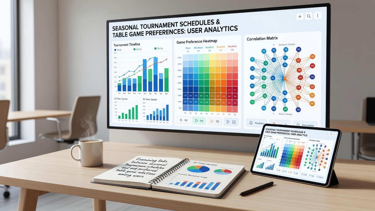 User activity patterns in table games during seasonal tournaments on verified digital platforms